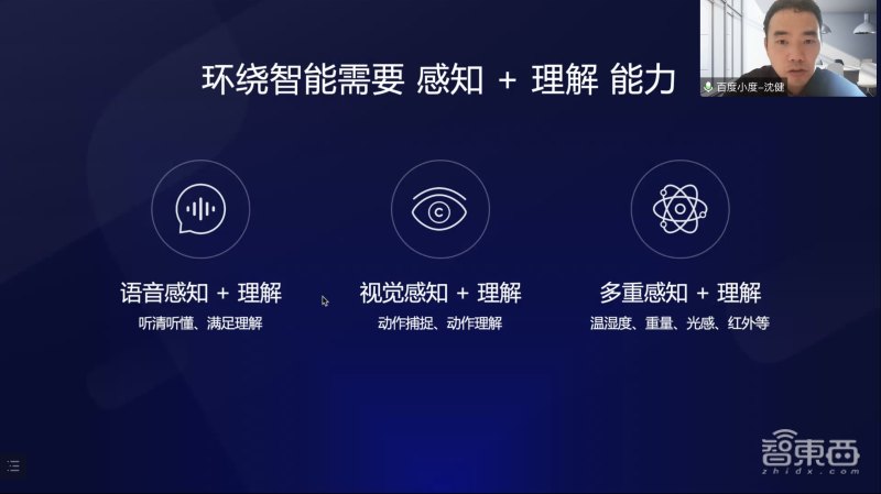 小度科技IoT生态业务部总经理沈健演讲