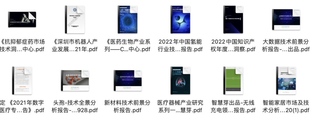 部分报告截图