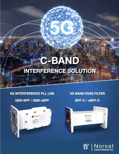 Norsat推出新型C波段LNB以防止5G与卫星信号间“可能的干扰”