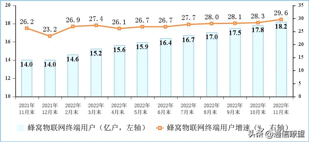 蜂窝物联网终端用户情况