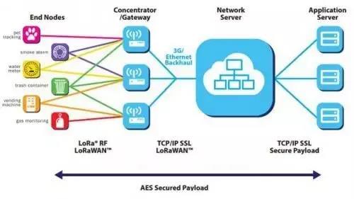 LoRa网络架构